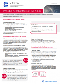 Possible health effects of ivf and icsi preview