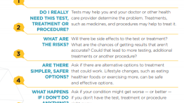 5 questions to ask your doctor or other healthcare provider before you get any test, treatment, or procedure